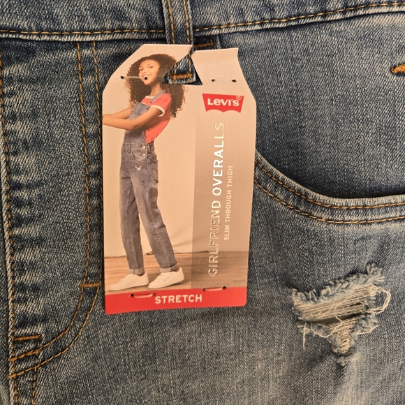 Levi's Strauss Girlfriend Overalls sz 16 Reg (Girls) - Picture 3 of 8